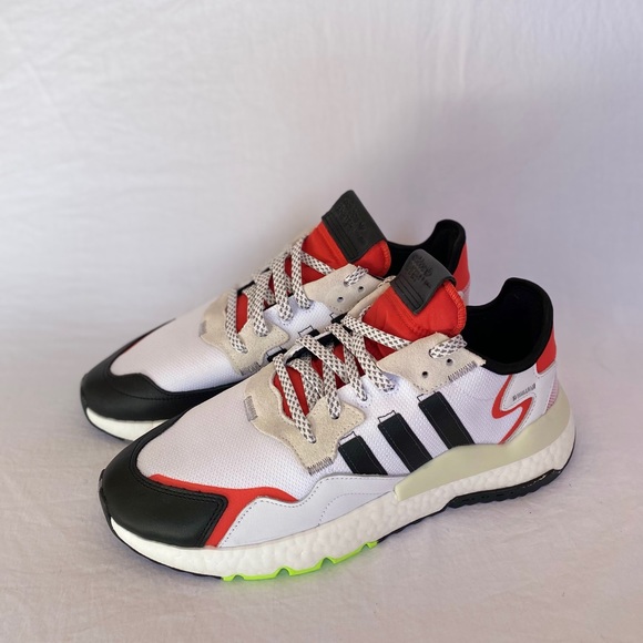 adidas nite jogger hi res red